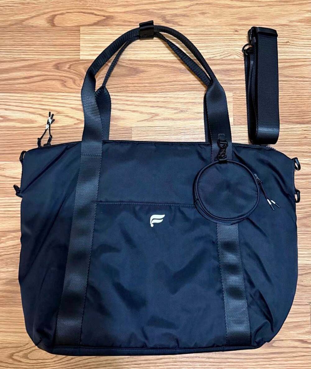 Fabletics The Everyday Tote Bag in Black